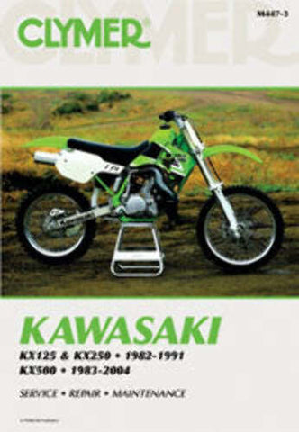 CLYMER REPAIR MANUAL KAW KX125 250 500 CM4473
