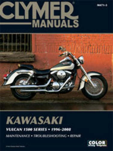 CLYMER REPAIR MANUAL KAW VN1500 VULCAN CLASS CM4713