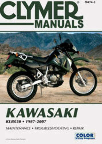 CLYMER REPAIR MANUAL KAW KLR650 CM4743