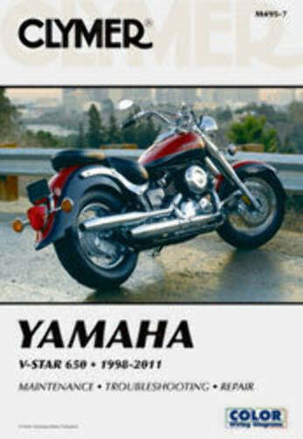 CLYMER REPAIR MANUAL YAM XVS650 VSTAR CM4957