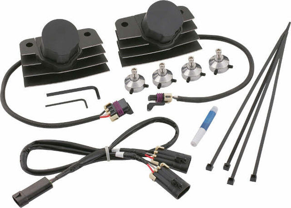 ACCEL STEALTH SUPERCOIL BLACK FUEL INJECTED SOFTAIL 140411BI