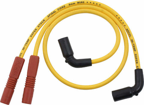 ACCEL SPIRAL CORE WIRE SET 8.0MM YELLOW 171111Y