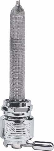 PINGEL ENT POWER-FLO PETCOCK CHROME WITH RES AMERICAN FLAG 6311-CRL