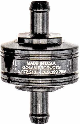 GOLAN SUPER MINI FUEL FILTER BLACK 1/4