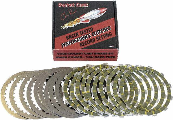 ROCKET CAMS PERFORMANCE CLUTCH KIT TWIN CAM/BT 98-17 EX M8 41-4002
