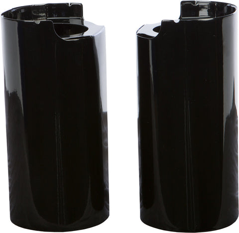 HARDDRIVE UPPER FORK TUBE COVERS BLACK TOURING 14-UP 302604