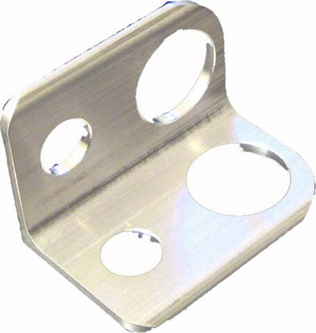 MODQUAD AXLE FLAG MOUNT (POLISHED) FM-1