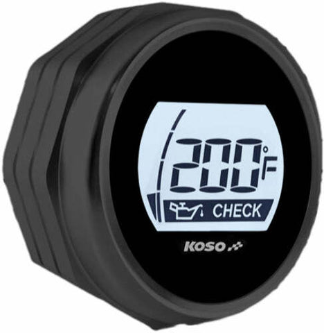 KOSO DIGITAL OIL DIPSTICK BLACK FITS 07-16 FLH/FLT BA053001