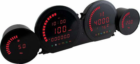 KOSO LED GAUGES RED `14-18 TOURING MODELS BA064920