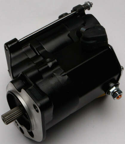 ALL BALLS BIG TWIN STARTER 1.7KW BLACK 10-32 SHAFT 80-1003