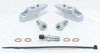 HELIBARS HANDLEBAR RISERS SILVER BMW HR05160