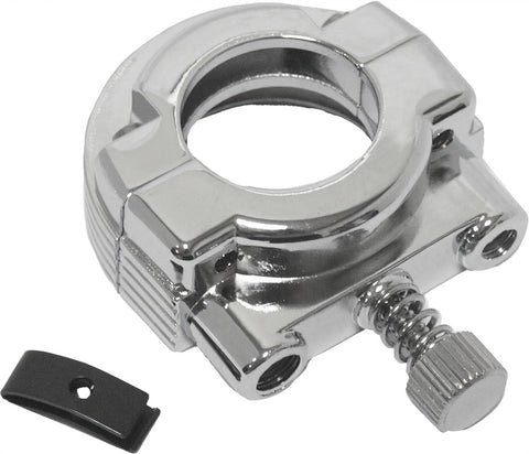 HARDDRIVE THROTTLE CLAMP SINGLE CABLE CHROME 30-106D