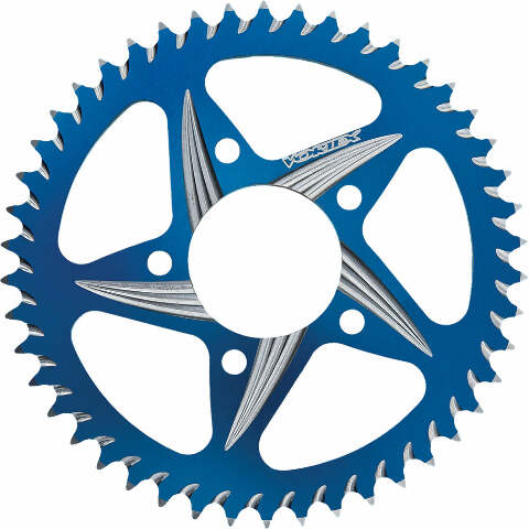 VORTEX REAR CAT5 SPROCKET ALUMINUM 42T-530 BLU KAW/SUZ/YAM 438ZB-42