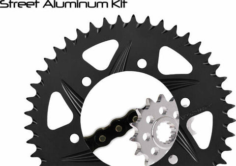 VORTEX SPROCKET/CHAIN KIT STL/ALU 15/43T BLK RX3 520-108L BLK CK2246