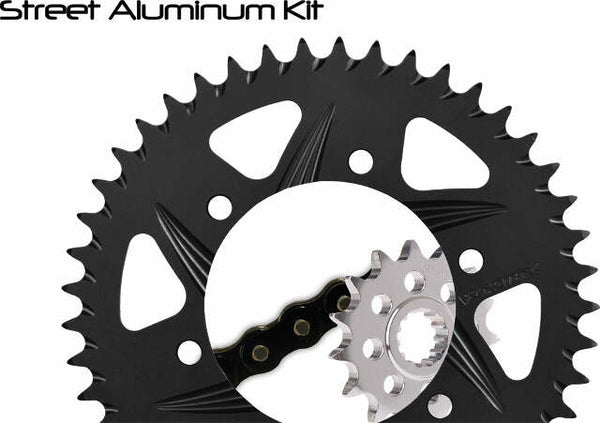 VORTEX SPROCKET/CHAIN KIT STL/ALU 14/40T BLK SX3 520-108L BLK CK4224