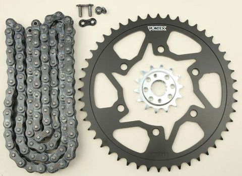 VORTEX SPROCKET/CHAIN KIT STL/STL 14/48T SIL SX3 520-108L BLK CK4265