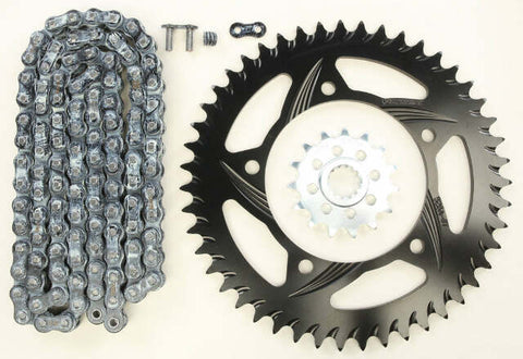 VORTEX SPROCKET/CHAIN KIT STL/ALU 15/47T BLK RX3 520-112L BLK CK6289