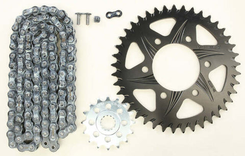 VORTEX SPROCKET/CHAIN KIT STL/ALU 16/41T BLK RX3 520-114L BLK CK6297