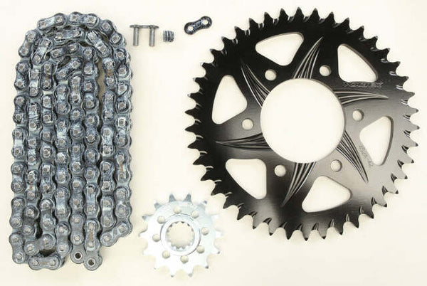 VORTEX SPROCKET/CHAIN KIT STL/ALU 14/42T BLK RX3 520-108L BLK CK6299