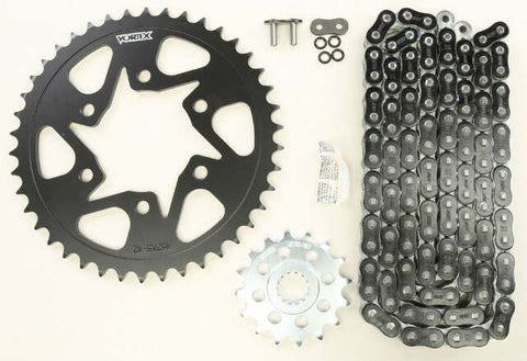 VORTEX SPROCKET/CHAIN KIT STL/ALU 16/44T BLK RX3 520-110L BLK CK6304