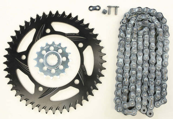 VORTEX SPROCKET/CHAIN KIT STL/ALU 16/45T BLK RX3 520-112L BLK CK6305