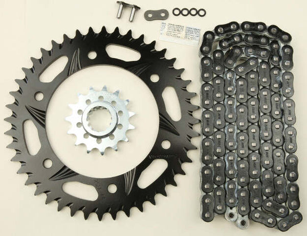 VORTEX SPROCKET/CHAIN KIT STL/ALU 15/44T BLK RX3 520-116L BLK CK6333