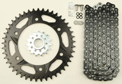 VORTEX SPROCKET/CHAIN KIT STL/ALU 15/45T BLK RX3 520-108L BLK CK6335