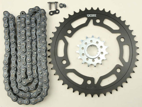 VORTEX SPROCKET/CHAIN KIT STL/STL 15/45T SIL SX3 520-112L BLK CK6345