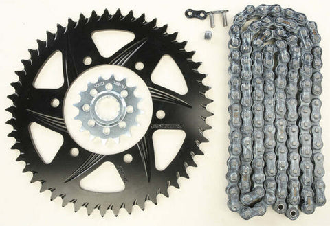 VORTEX SPROCKET/CHAIN KIT STL/ALU 16/49T BLK RX3 520-120L BLK CK6360