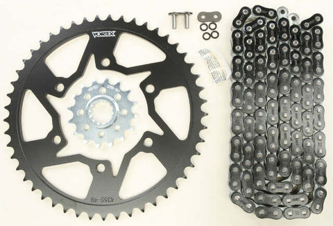 VORTEX SPROCKET/CHAIN KIT STL/STL 16/49T SIL RX3 520-120L BLK CK6364