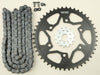 VORTEX SPROCKET/CHAIN KIT STL/STL 14/43T SIL SX3 520-112L BLK CK6385