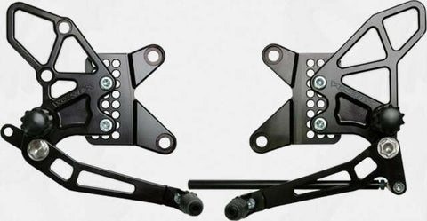 VORTEX REAR SET COMPLETE BLK KAW RS415K