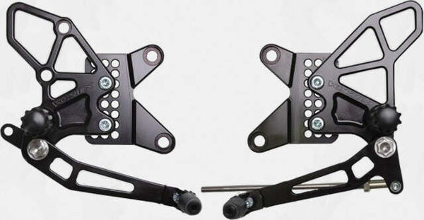 VORTEX REAR SET COMPLETE BLK KAW RS416K