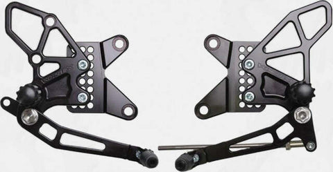 VORTEX REAR SET COMPLETE BLK KAW RS416K