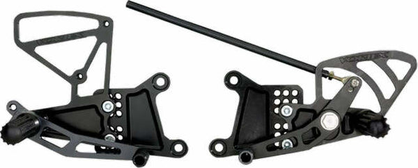 VORTEX REAR SET COMPLETE BLK YAM RS603K