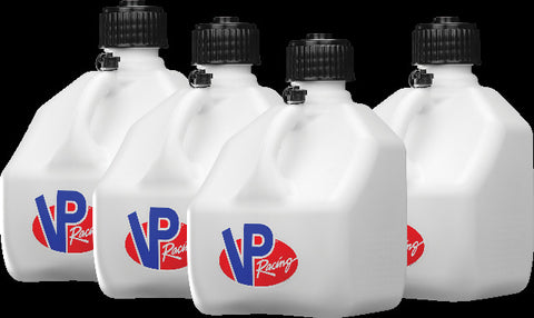 VP RACING MOTORSPORTS CONTAINER 3 GALLON WHITE 4172-CA