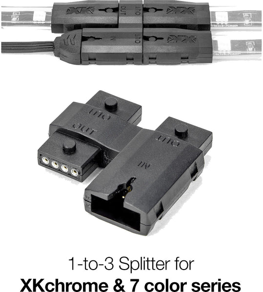 XK GLOW 1-TO-3 SPLITTER XK-4P-SPLIT