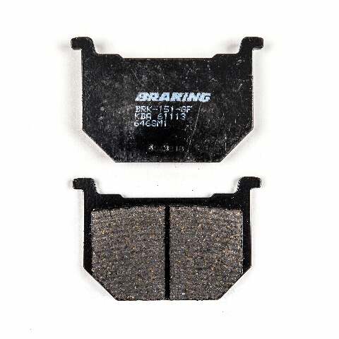 BRAKING BRAKE PAD SET SEMI-METALLIC 646SM1