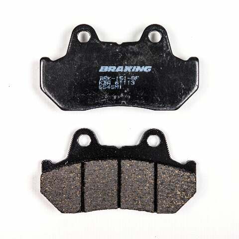 BRAKING BRAKE PAD SET SEMI-METALLIC 654SM1