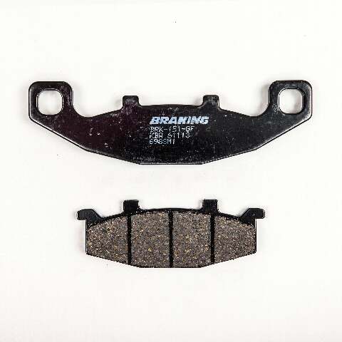 BRAKING BRAKE PAD SET SEMI-METALLIC 698SM1