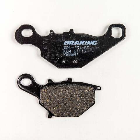 BRAKING BRAKE PAD SET SEMI-METALLIC 785SM1