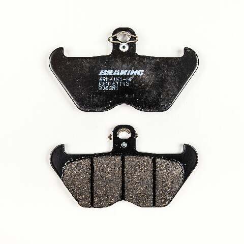 BRAKING BRAKE PAD SET SEMI-METALLIC 806SM1