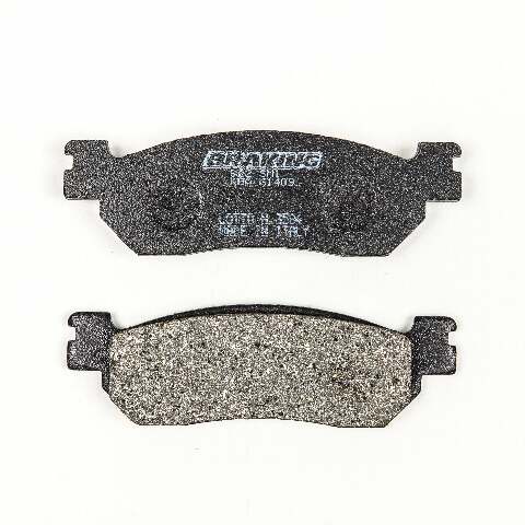 BRAKING BRAKE PAD SET SEMI-METALLIC 822SM1