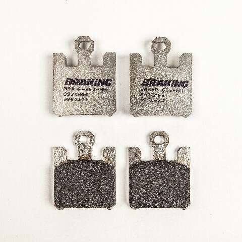 BRAKING BRAKE PAD SET SINTERED HIGH PERFORMANCE 893CM66