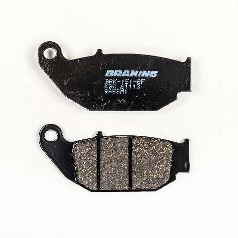 BRAKING BRAKE PAD SET SEMI-METALLIC 965SM1
