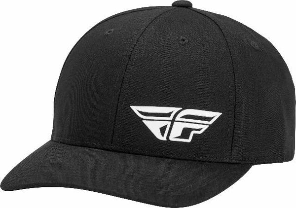 FLY RACING FLY F-WING HAT BLACK 351-0135