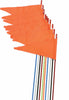 FIRESTIK SAFETY FLAGS STUD MOUNT ORANGE 7' 10/PK SR7-ST-NO