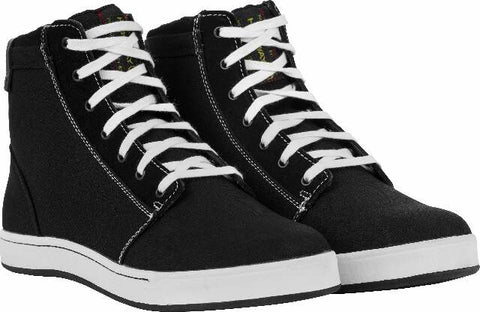 HIGHWAY 21 AXLE SHOES BLACK/WHITE SZ 06 361-99506