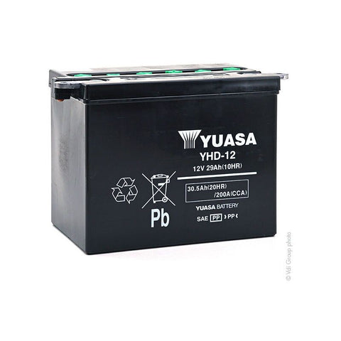 YUASA BATTERY YHD-12 CONVENTIONAL YUAM22H12TWN