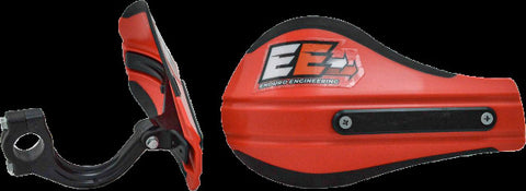 ENDURO ENGINEERING COMPOSITE MNT ROOST DEFLECTORS RED W/MOUNTING HARDWARE 53-226